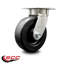 6 Inch Kingpinless Polyolefin Wheel Swivel Top Plate Caster Service Caster Brand