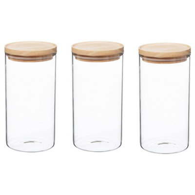 Glass Jar - Set of 3