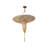 Traditional 4 Light European Fabric Chandelier