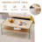 Ensemble de table de chevet et de table basse à 3 niveaux avec tablettes de rangement-2095633184