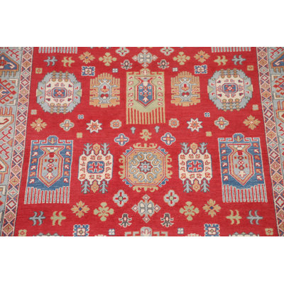 South Western Kazak Red Area Rug