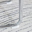 Ensemble de table moderne en verre trempé et métal Modern Elegance