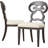 Linen Queen Anne Back Parsons Chair-36417073