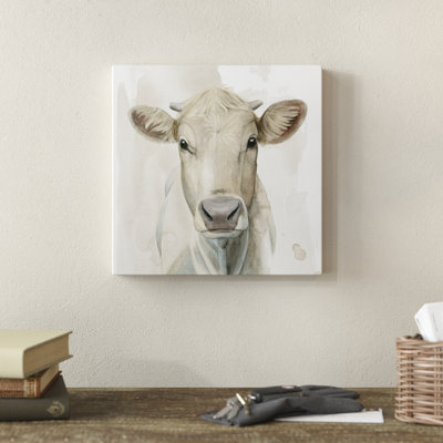 «Prairie Bovine I», peinture sur toile