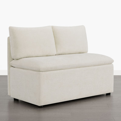 Upholstered Dining Bench with Storage