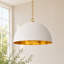 Grand luminaire suspendu pour îlot de cuisine 1 lumière à intensité variable 17,7 po Hylia-1606028003
