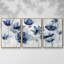Indigo Spring Awakening, reproduction sur toile 3 pièces-1488317121-1488317123