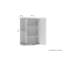 Eudaldo 600mm W 700mm H Surface Frameless Medicine Cabinet Mirror 4 Adjustable-108680453