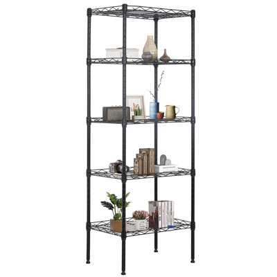 Mullenix Adjustable Wire Shelving Storage Rack for Kitchen, Commercial Spaces and Small Garages