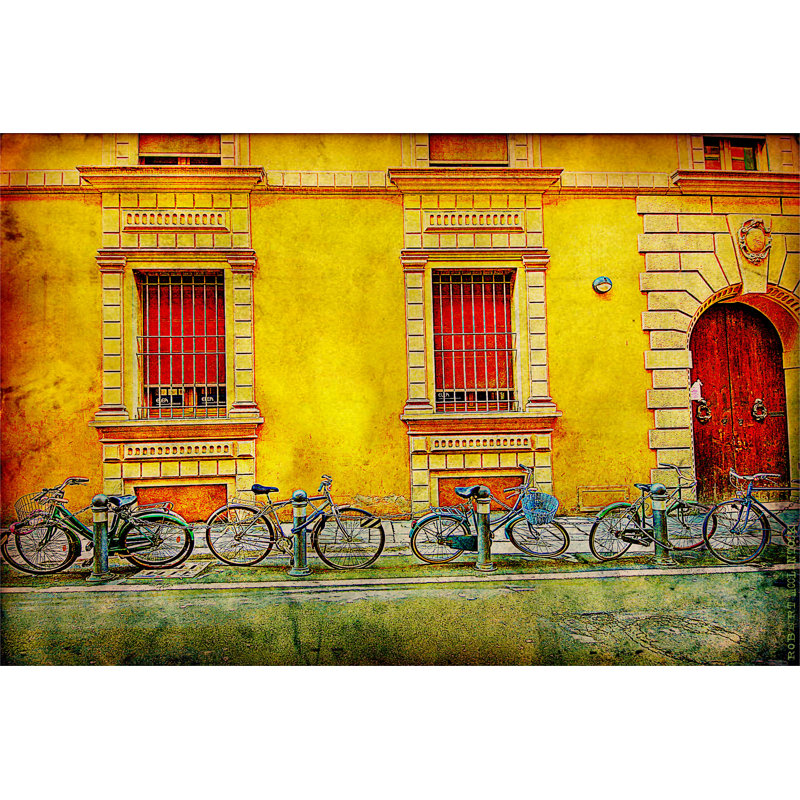 'Bicicletta IV' by Robert McClintock - Wrapped Canvas Print, Wrapped Canvas, 20cm H x 30cm W