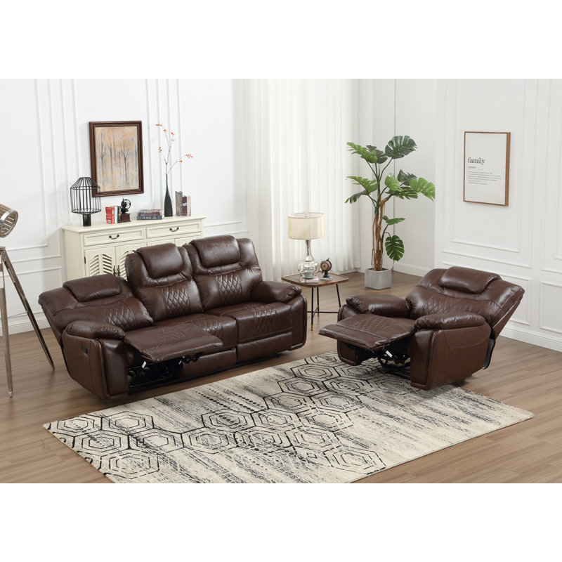 Jepum 2 - Piece Living Room Set, Espresso