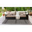 Power Loom Black Indoor/Outdoor Rug-1780317186