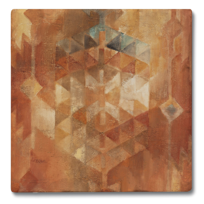 Desert Sunset 4-Pack Tumbled Tile Stone Coasters
