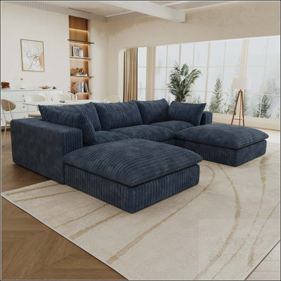 Canapé 118,2 "Cloud avec coussins en plumes et ensemble de bricolage