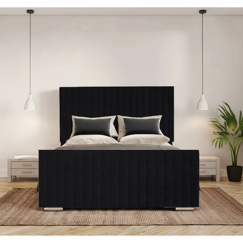 Abriyah Bed Frame, Single (3'), Black