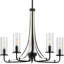 Lustre classique à 5 lumières avec abat-jour Maksymilian-477713041