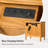 Wallburg Modern 1-Drawer Solid Wood End Table Fully Assembled and Built-In Outlet(Set of 2)-433887347