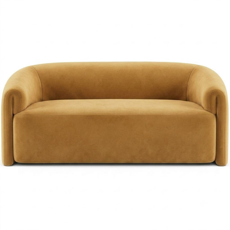 Solid Velvet | Velluto Fabric, Gold