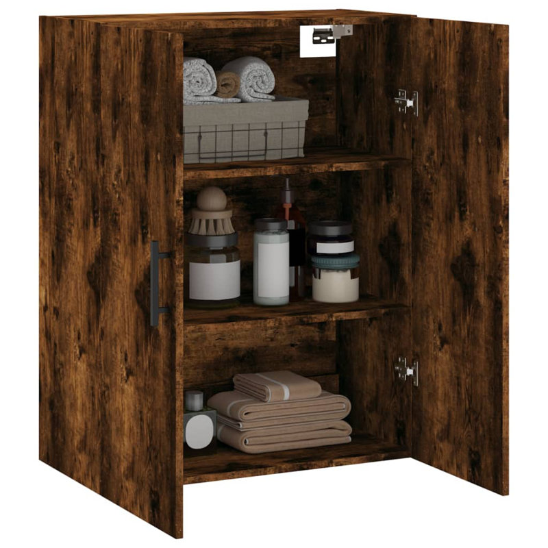 Lagro Bathroom Cabinet, Smoked Oak