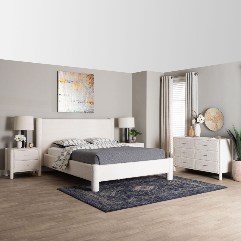 Ensemble de chambre à coucher 4 pièces Hazeleen, Très grand