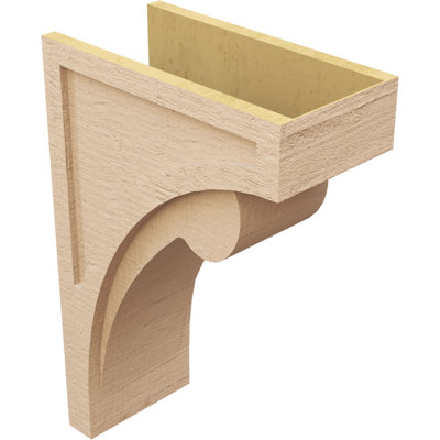 Bois de cèdre brut Viola TimberThane Corbel, apprêté brun clair