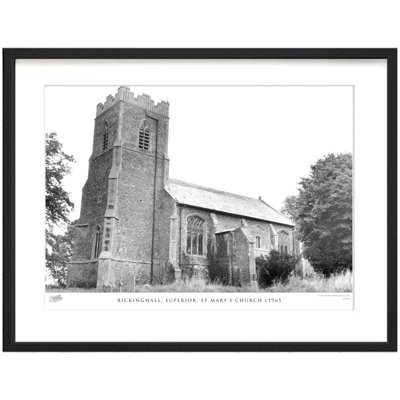 Rickinghall, Superior, St Mary's Church C1965 by Francis Frith - Single Picture Frame Print