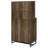 Harlie Rustic Oak 2-Doors Wine Cabinet