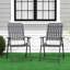 Ensemble de 2 fauteuils de patio pliants d'extérieur (ensemble de 2)-1067243760