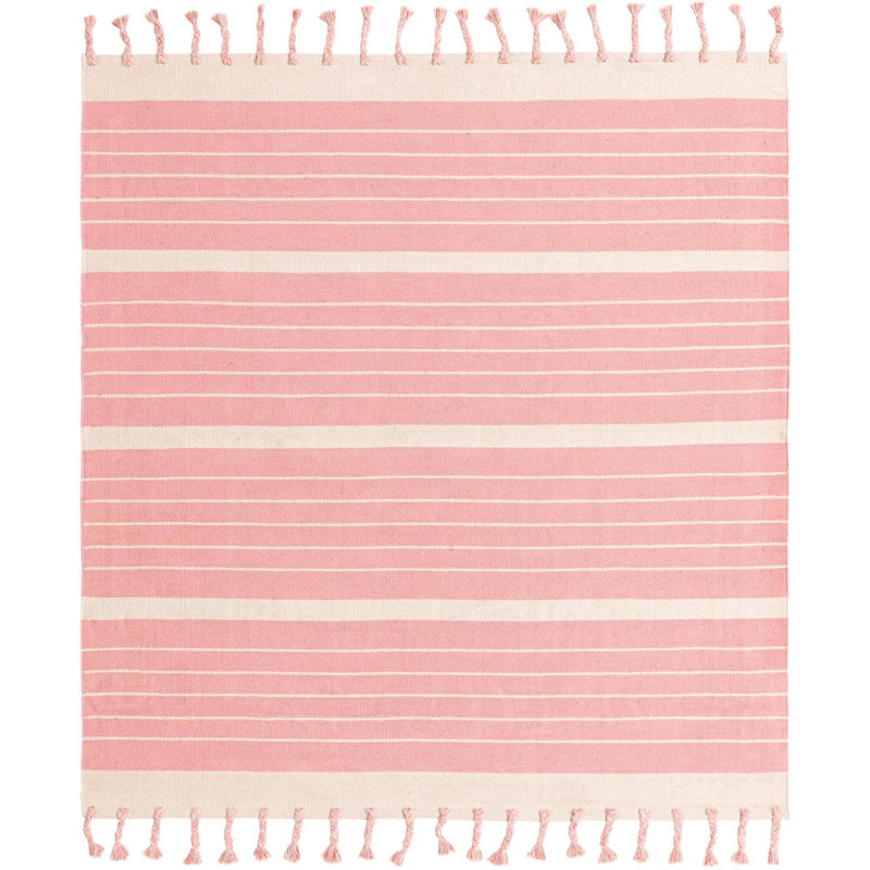 Tapis en coton Yellville, Carré 7 pi 1 po
