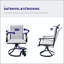 Chaise de patio pivotante en rotin à 360 ° (ensemble de 2)