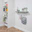 Ciardi Floating Shelf with Hooks - Wall Mounted Storage Shelf, Space Saving Organizer-823218560-858827533