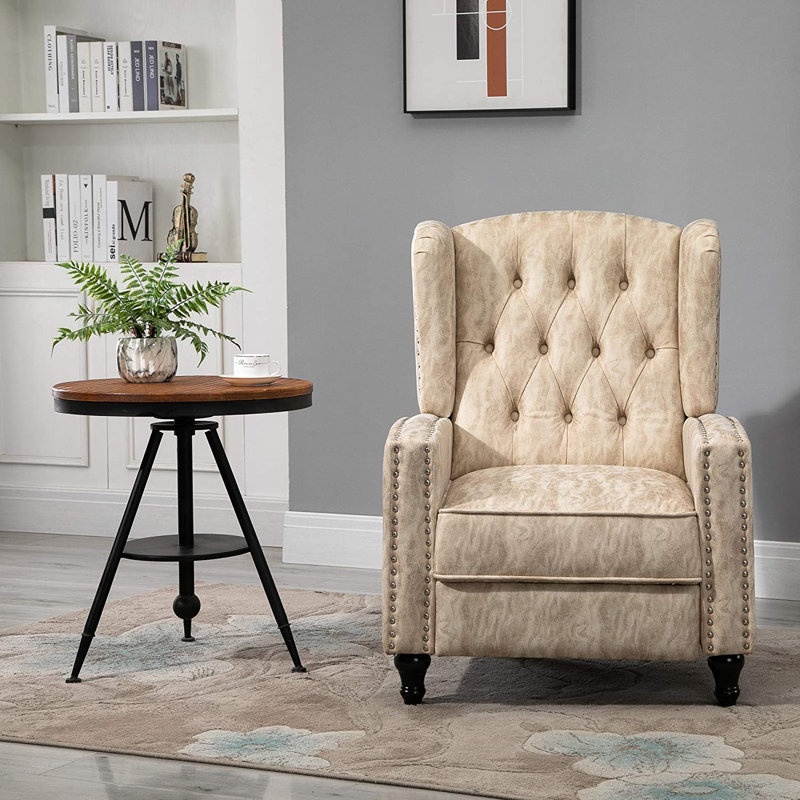 Melcher 73cm Wide Standard Recliner, Beige