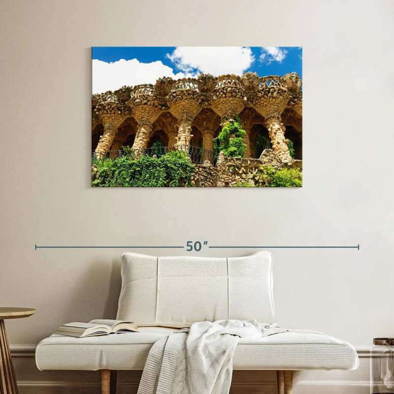 Colonnade Nicci Park Guell, H 26 po x l 39 po