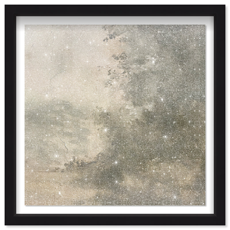 Crumbled Verdancy Shadowbox Landscape & Nature Print by Oliver Gal, Black Frame, 12 x 12, 41.5"H x 41.5"W, Black Frame