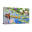 Animals Duck And Ducklings Water Lilies Pond-1396679301