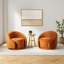 Fauteuil pivotant large de 34,2 po Frieson-660521384