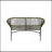 CONDESSA OUTDOOR PATIO GREEN WICKER LOVESEAT-20005221