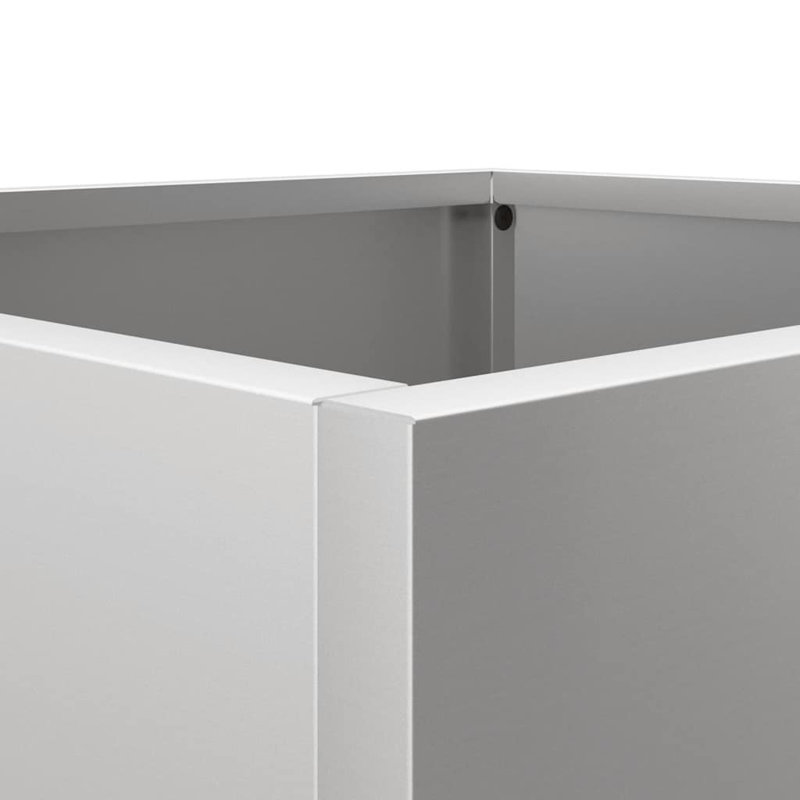 Planter Steel, Black, 39cm H x 42cm W x 40cm D, 2