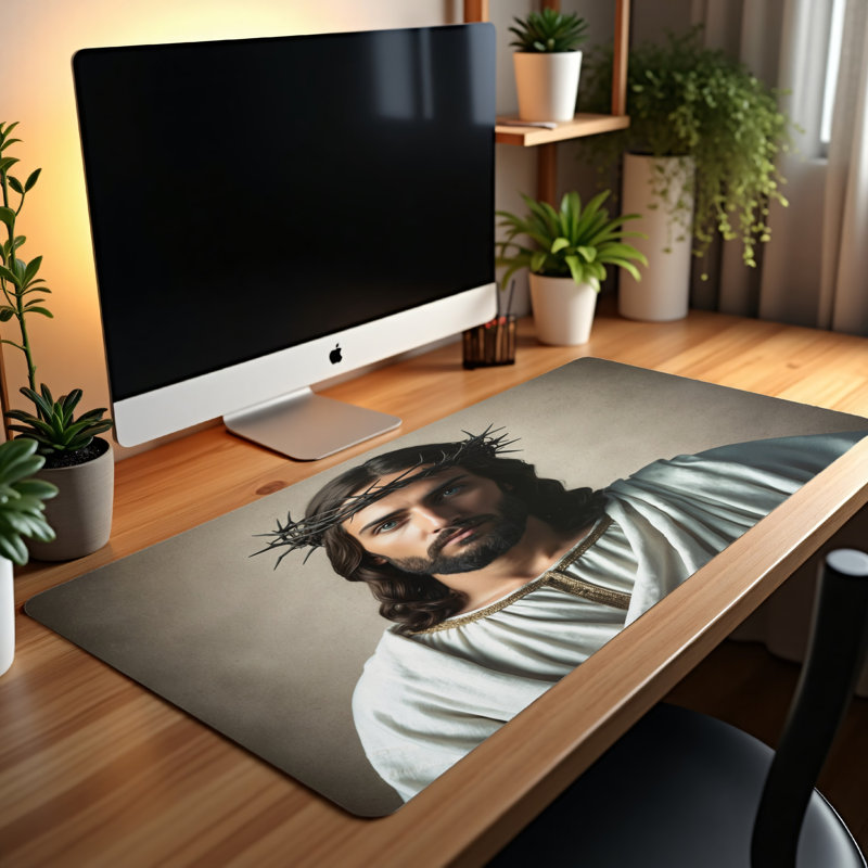 Polyester Desk Pad, 31.5x15.5