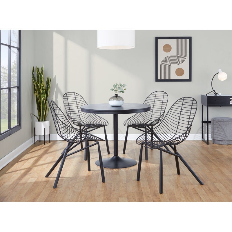 Beaudette Dining Chairs with Removable Cushions, Espresso