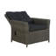 Wicker Outdoor Lounge Chair with Ottoman
