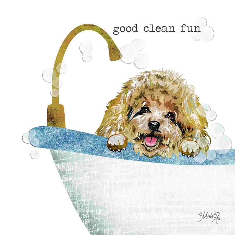 " Good Clean Fun " by Marla Rae, 12" W x 12" H