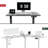 Adjustable Height L-Shaped Steel Computer Desk-99703379-99703381
