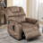 35.5'' W Dual Motor Power Lift  Recliner Chair with Massage and Heat