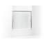 Finesse 54.63"-59.63" W x 58.06" H Bypass Frameless Shower Door with CleanCoat® Technology-1471783154