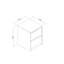 Aleana 40cm W Manufactured Wood Bedside Table-16556137