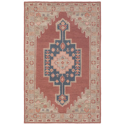 Tapis rectangulaire en laine Millian