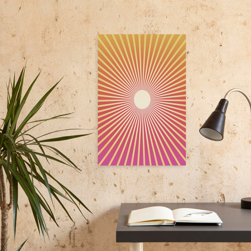 Art mural abstrait abstrait, H 24 po x l 16 po