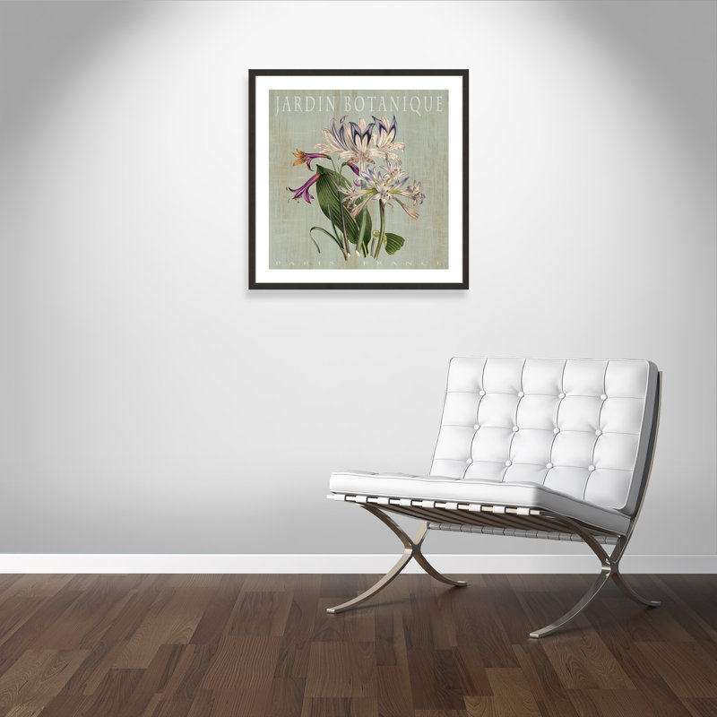 «Botanical Posters», Jardin Botanique, Espresso foncé, H 32,5 po x l 32,5 po x P 2 po