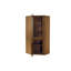 VELVET Solid and Manufactured Oak Wood Bar Cabinet